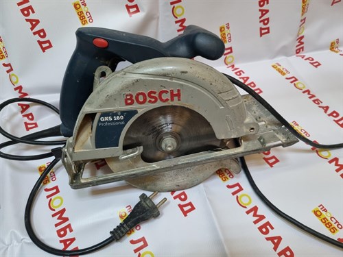 Дисковая пила Bosch GKS 160 , 1050 Вт - фото 586525