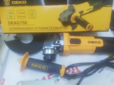 Углошлифовальная машина DEKO DKAG750, 125мм, 750 Вт