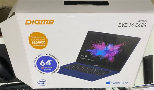 НОУТБУК DIGMA EVE 14 C424 (Celeron N3350) 890000483991