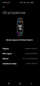 Фитнес-браслет Xiaomi Mi Smart Band 6 890000497193